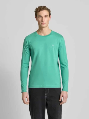 Bluzka z długim rękawem o kroju shaped fit z czystej bawełny Marc O'Polo