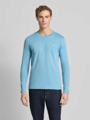 Bluzka z długim rękawem o kroju shaped fit z czystej bawełny Marc O'Polo