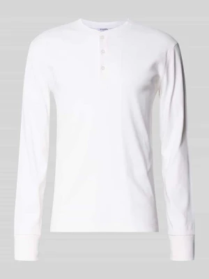 Bluzka z długim rękawem o kroju slim fit z czystej bawełny Filippa K Biały