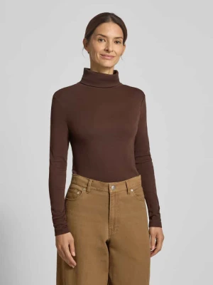 Bluzka z długim rękawem o kroju slim fit z mieszanki bawełny s.Oliver RED LABEL