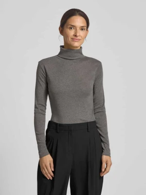 Bluzka z długim rękawem o kroju slim fit z mieszanki bawełny s.Oliver RED LABEL