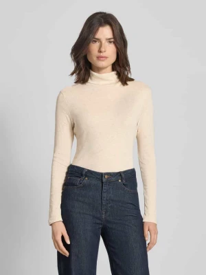 Bluzka z długim rękawem o kroju slim fit z mieszanki bawełny s.Oliver RED LABEL