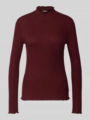 Bluzka z długim rękawem o kroju slim fit z mieszanki lyocellu Marc O'Polo DENIM