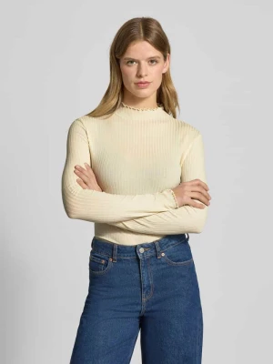 Bluzka z długim rękawem o kroju slim fit z mieszanki lyocellu Marc O'Polo DENIM