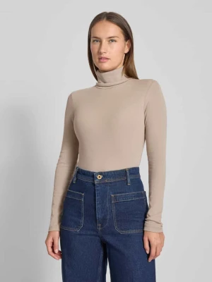 Bluzka z długim rękawem o kroju slim fit z mieszanki modalu Marc O'Polo