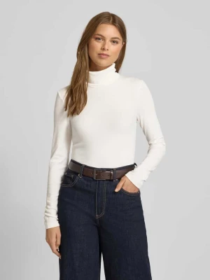 Bluzka z długim rękawem o kroju slim fit z mieszanki modalu Marc O'Polo