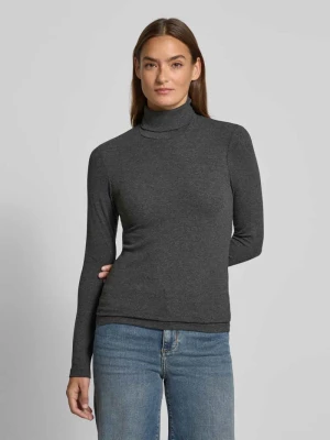 Bluzka z długim rękawem o kroju slim fit z mieszanki modalu Marc O'Polo