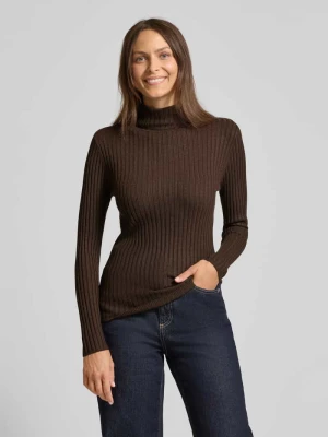 Bluzka z długim rękawem o kroju slim fit z mieszanki wiskozy model ‘Dolli’ Soyaconcept