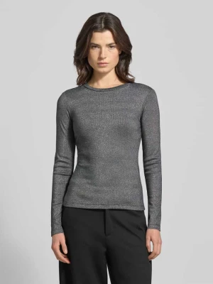 Bluzka z długim rękawem o kroju slim fit z mieszanki wiskozy model ‘Eleinas’ Vila