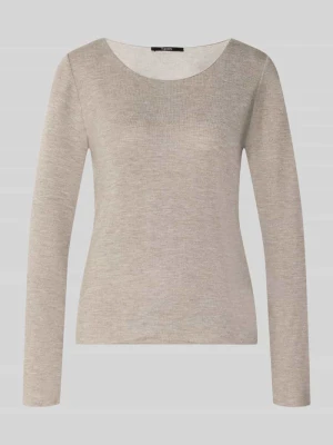 bluzka z długim rękawem o kroju slim fit z mieszanki wiskozy model 'Kirosa' Someday
