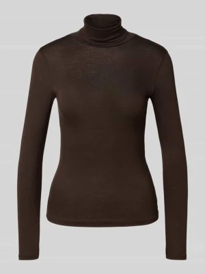 Bluzka z długim rękawem o kroju slim fit z mieszanki wiskozy model ‘Rana’ GUIDO MARIA KRETSCHMER WOMAN