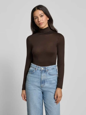 Bluzka z długim rękawem o kroju slim fit z mieszanki wiskozy model ‘Rana’ GUIDO MARIA KRETSCHMER WOMAN