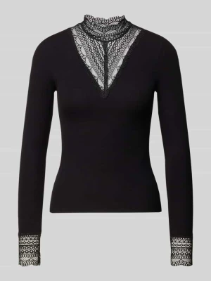Bluzka z długim rękawem o kroju slim fit z mieszanki wiskozy model ‘TILDE’ Only