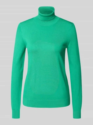 Bluzka z długim rękawem o kroju slim fit z mieszanki wiskozy z efektem dzianiny Jake*s Casual