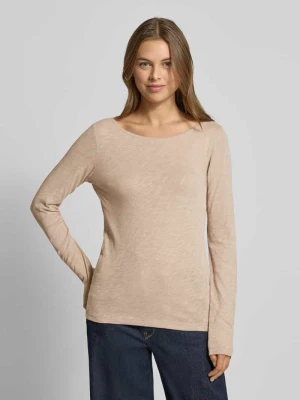 Bluzka z długim rękawem o kroju slim z czystej bawełny Marc O'Polo