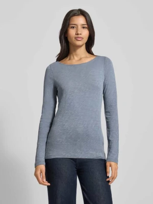 Bluzka z długim rękawem o kroju slim z czystej bawełny Marc O'Polo