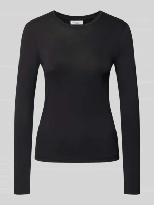 Bluzka z długim rękawem o kroju slim z czystej bawełny Marc O'Polo DENIM