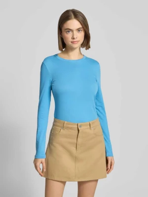 Bluzka z długim rękawem o kroju slim z czystej bawełny Marc O'Polo DENIM