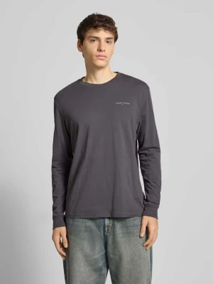 Bluzka z długim rękawem o kroju slim z czystej bawełny Tommy Jeans
