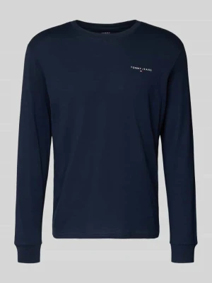 Bluzka z długim rękawem o kroju slim z czystej bawełny Tommy Jeans