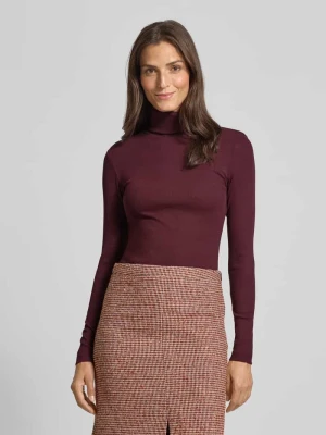 Bluzka z długim rękawem o kroju slim z dodatkiem bawełny model ‘CHLOE’ Vero Moda