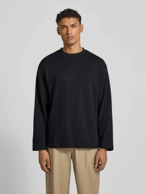 Bluzka z długim rękawem o luźnym kroju z mieszanki bawełny model ‘LOOSEOSCAR’ Selected Homme