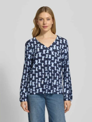 Bluzka z długim rękawem o luźnym kroju z mieszanki wiskozy Tom Tailor