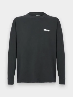 Bluzka z długim rękawem Obey Clothing czarny