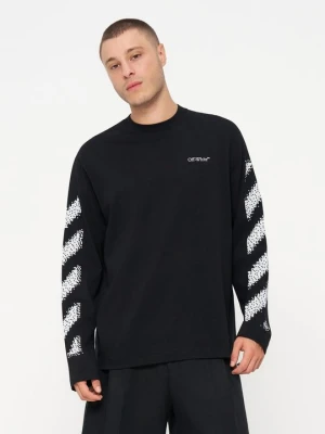Bluzka z długim rękawem Off White czarny
