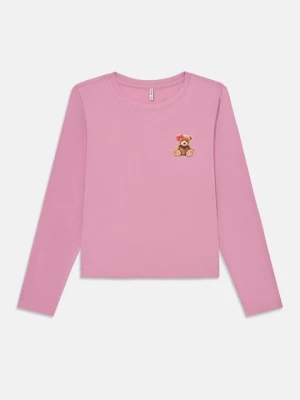 Bluzka z długim rękawem ONLY GIRLS liliowy