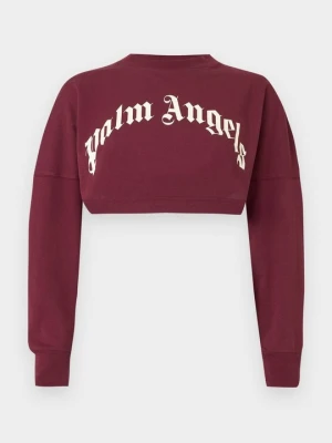 Bluzka z długim rękawem Palm Angels ciemnoczerwony