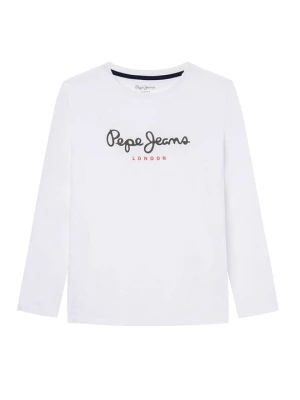 Bluzka z długim rękawem Pepe Jeans biały
