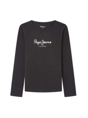 Bluzka z długim rękawem Pepe Jeans czarny