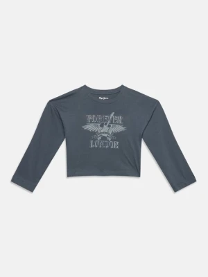 Bluzka z długim rękawem Pepe Jeans szary