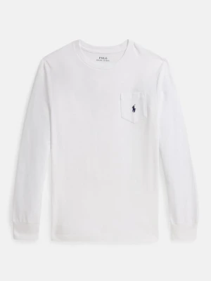 Bluzka z długim rękawem Polo Ralph Lauren biały