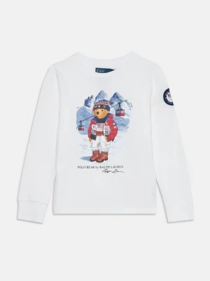 Bluzka z długim rękawem Polo Ralph Lauren biały