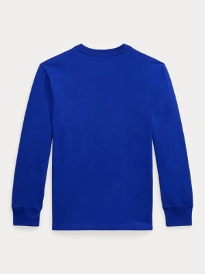 Bluzka z długim rękawem Polo Ralph Lauren szafirowy