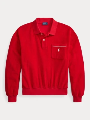 Bluzka z długim rękawem Polo Ralph Lauren czerwony