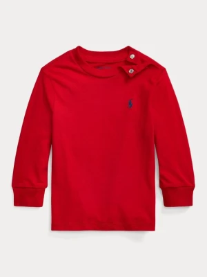 Bluzka z długim rękawem Polo Ralph Lauren czerwony