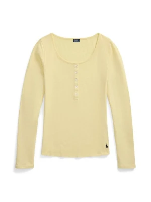 Bluzka z długim rękawem Polo Ralph Lauren żółty