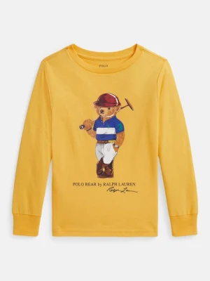 Bluzka z długim rękawem Polo Ralph Lauren żółty