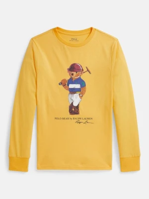 Bluzka z długim rękawem Polo Ralph Lauren żółty