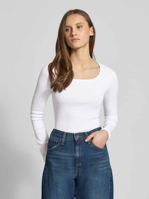 Bluzka z długim rękawem, prążkowaniem i detalem z logo Levi's®