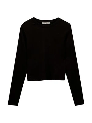 Bluzka z długim rękawem PULL&BEAR czarny