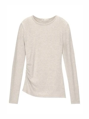Bluzka z długim rękawem PULL&BEAR piaskowy