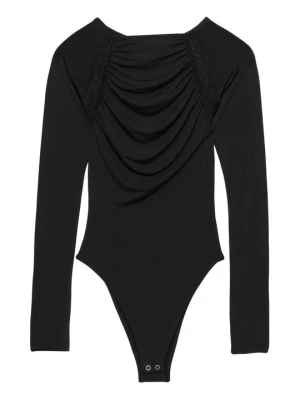 Bluzka z długim rękawem PULL&BEAR czarny