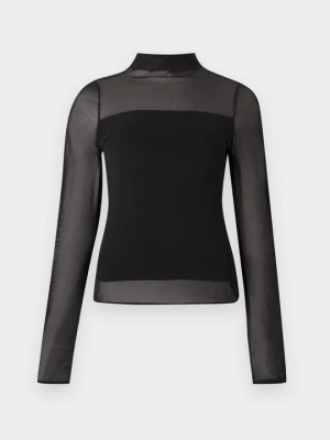 Bluzka z długim rękawem rag & bone czarny