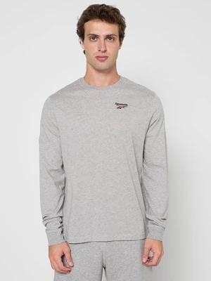 Bluzka z długim rękawem Reebok szary