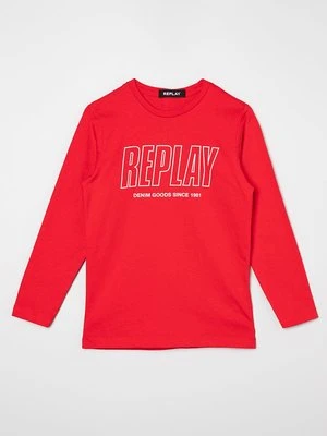 Bluzka z długim rękawem Replay