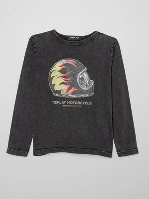 Bluzka z długim rękawem Replay